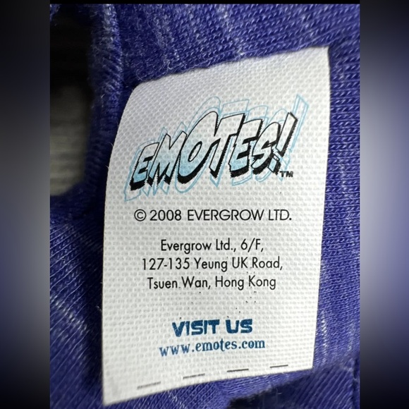 EMOTES! 2008 ODD(THE WACKY) 12 INCH PLUSH TOY. EVERGROW LTD. MADE IN HONG KONG - Picture 5 of 11